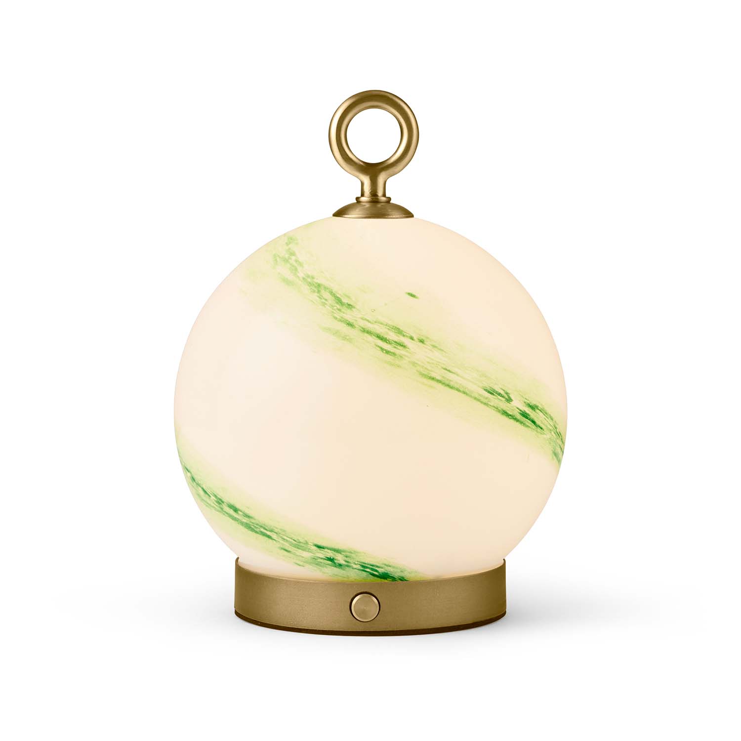 STOCKHOLM - Rechargeable marble-effect glass lamp