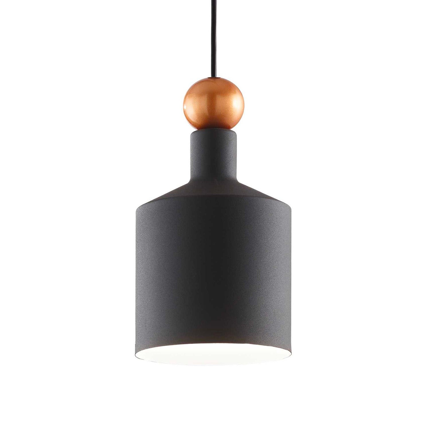 TRIADE 3 - Vintage black and bronze pendant light