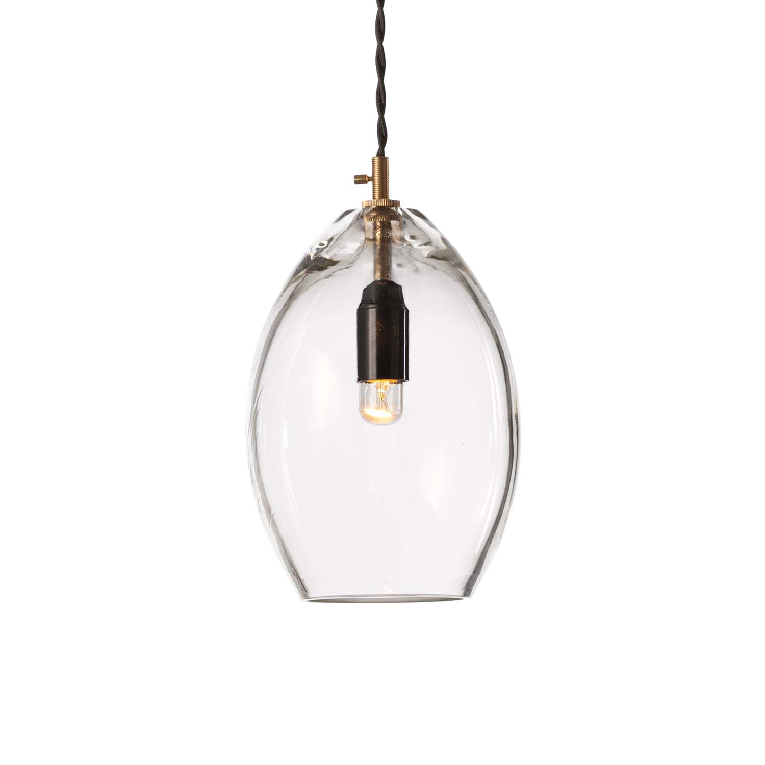 UNIKA - Vintage glass pendant light, designer creation