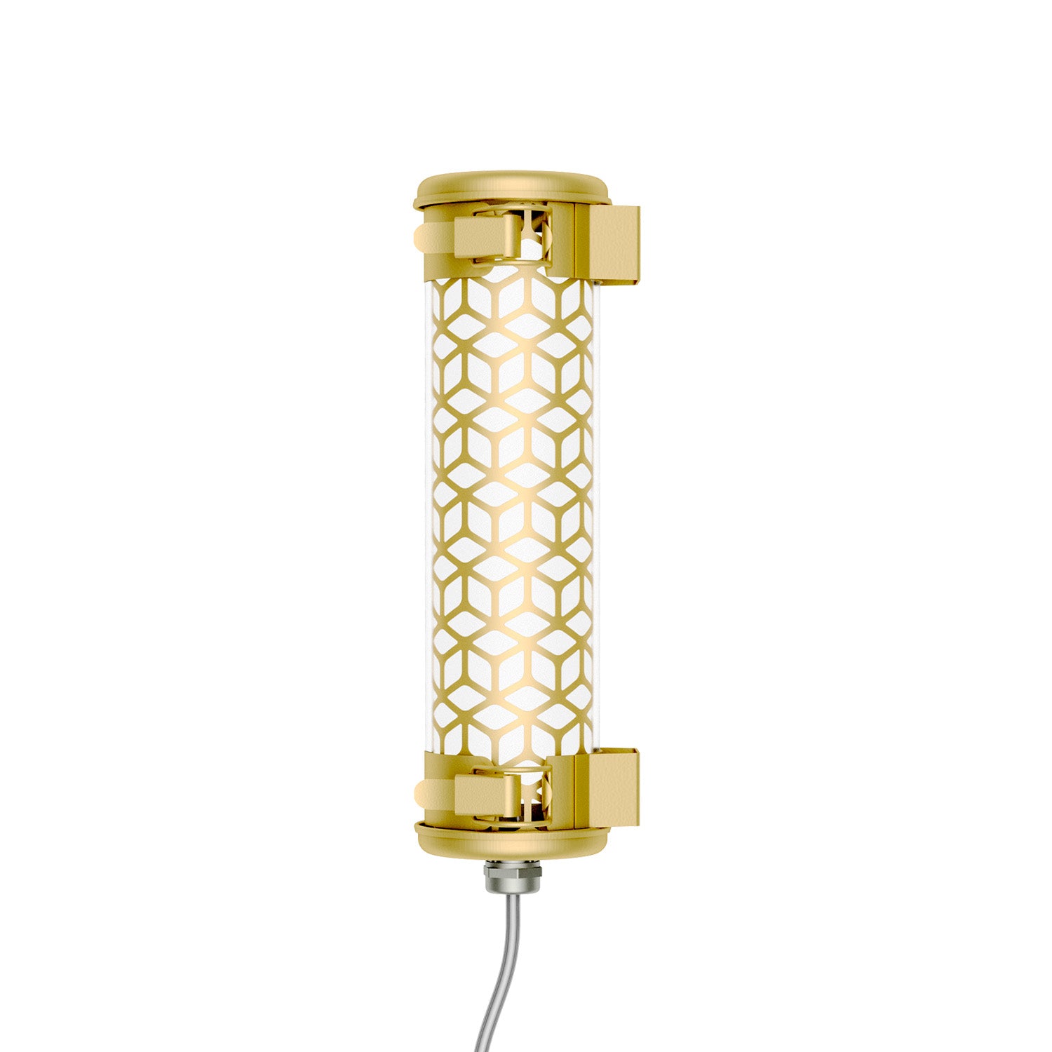 VENDOME NANO – Wasserdichte Designer-Wandleuchte aus goldfarbenem Stahl