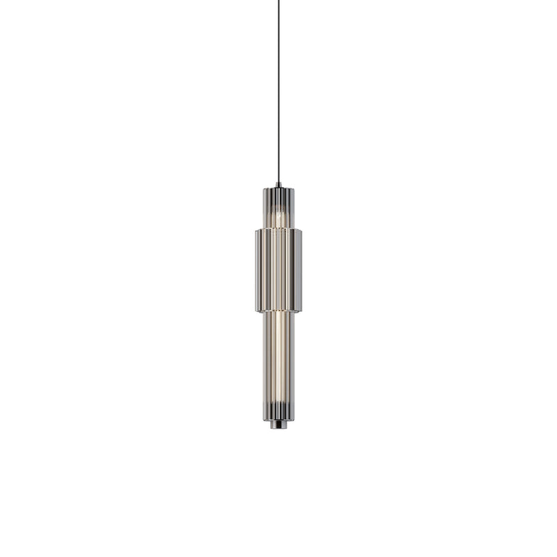 VERTICALE - Design glass pendant lamp and futuristic kitchen island