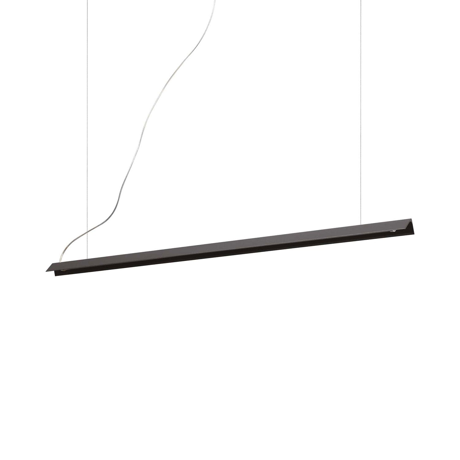 V-LINE - Black or white integrated LED linear pendant light