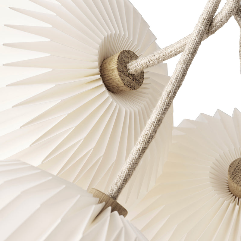 THE BOUQUET 3 - Handcrafted folded paper hanging lamp