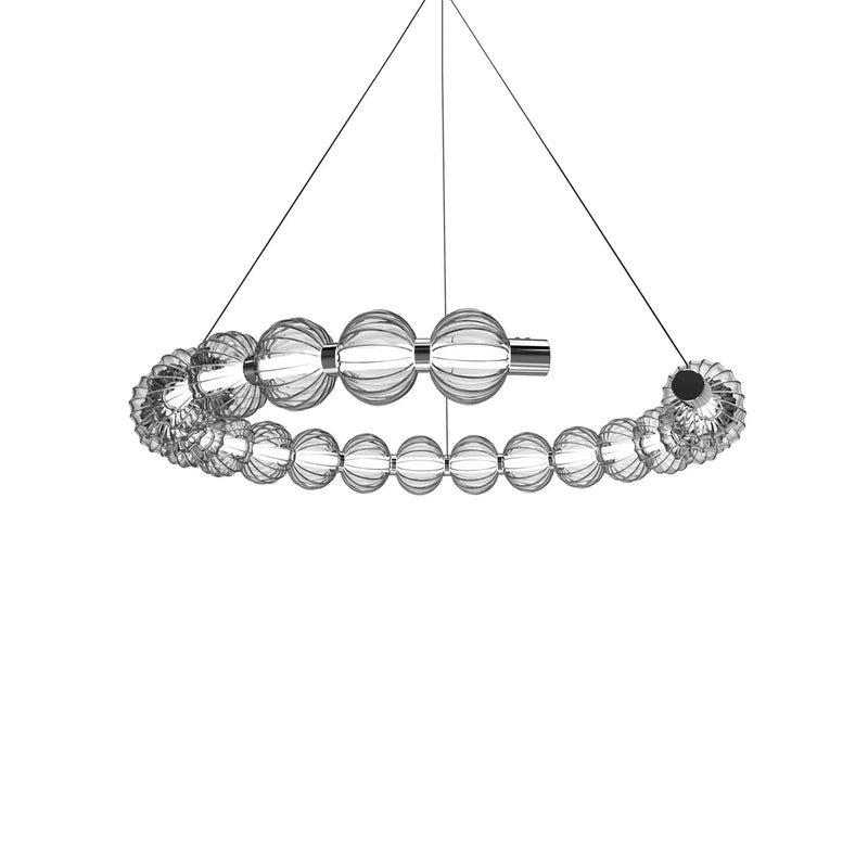 AMULET B - Circular chandelier with designer LED tube
