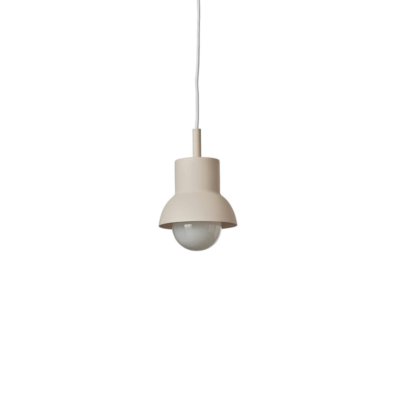 DOWN 15 - Black or beige mushroom-shaped pendant lamp