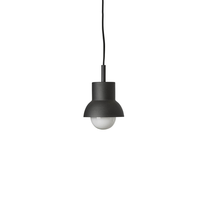 DOWN 15 - Black or beige mushroom-shaped pendant lamp