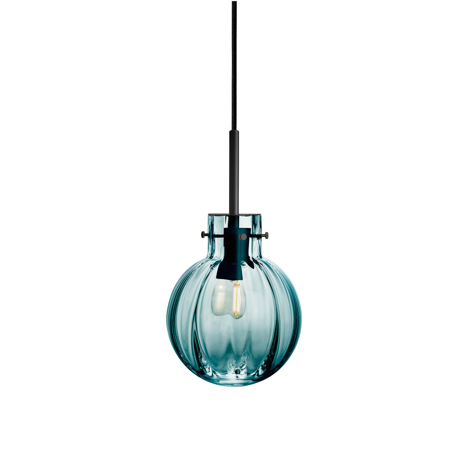 OPTIC - Blown glass pendant lamp, entirely handcrafted