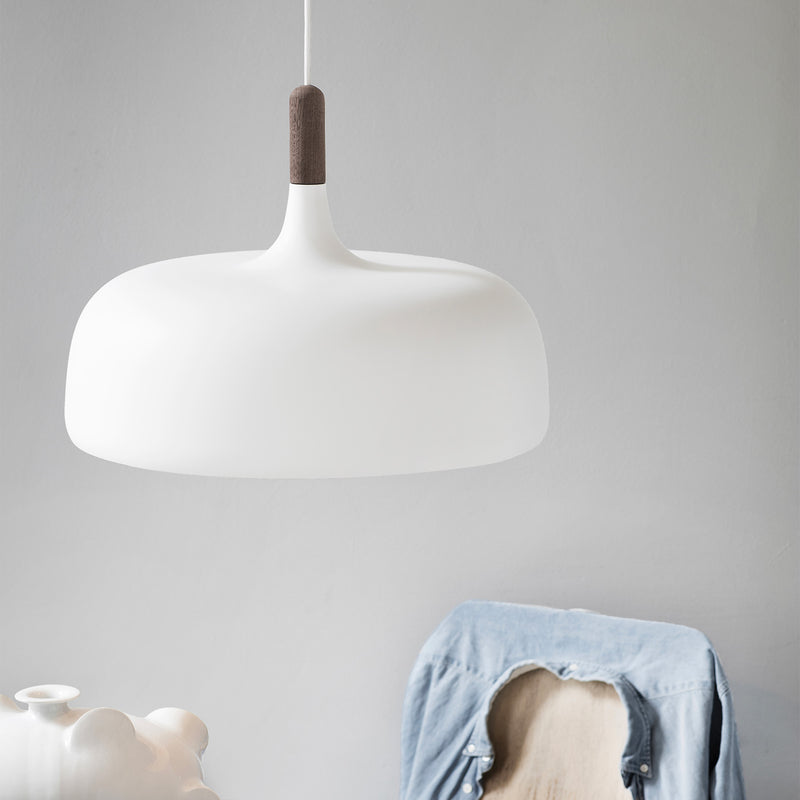 ACORN - Scandinavian matte black, matte gray and matte white pendant lamp