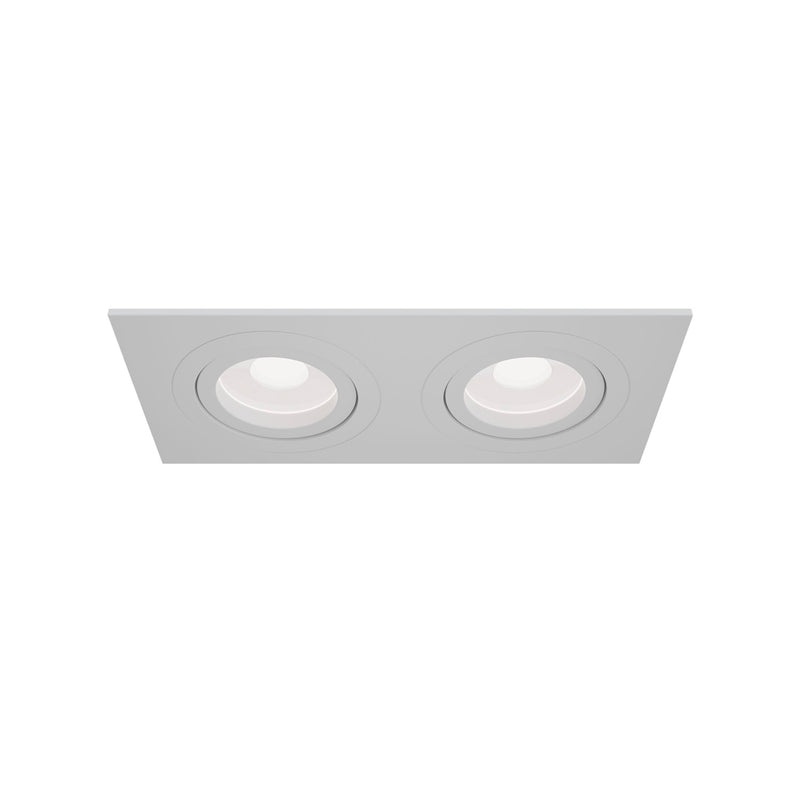 ATOM C - Double pivoting recessed spot black, white or silver