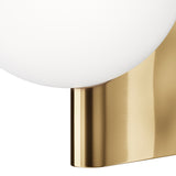 AVANT GARDE - Golden wall lamp with glass ball