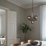 AVENUE - Chandelier for dining room with smoked or transparent glass