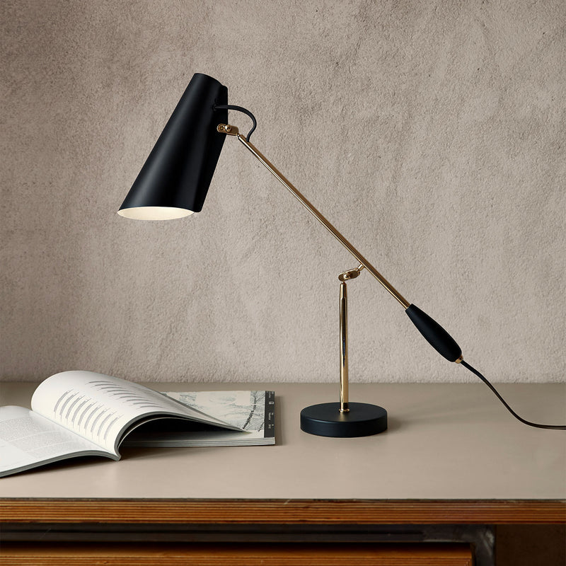 BIRDY - Industrial steel table lamp for living room