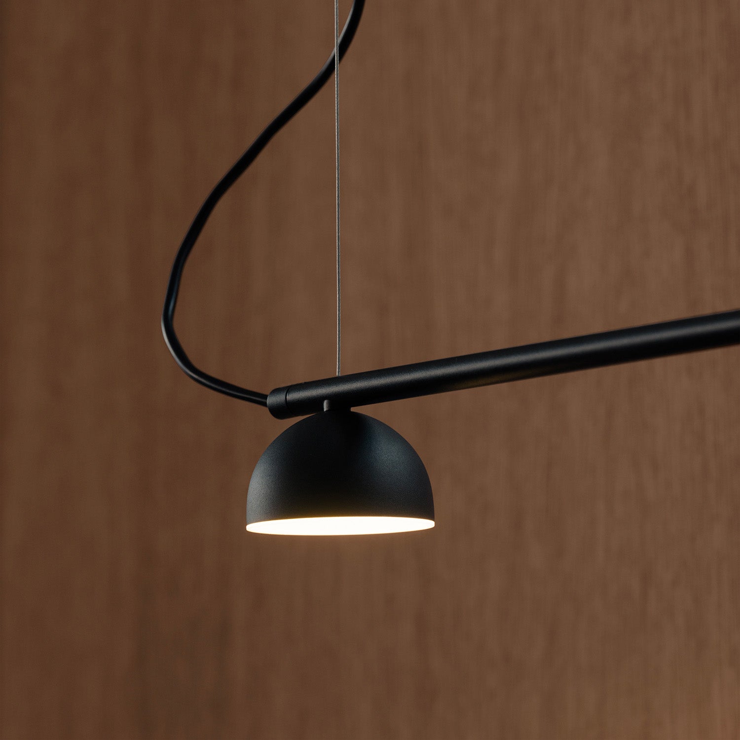 BLUSH Rail - Long minimalist and contemporary pendant light