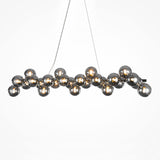 DALLAS B - Modern one-way glass chandelier for dining room