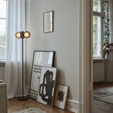 DISCUS Floor - Black designer floor lamp for living room