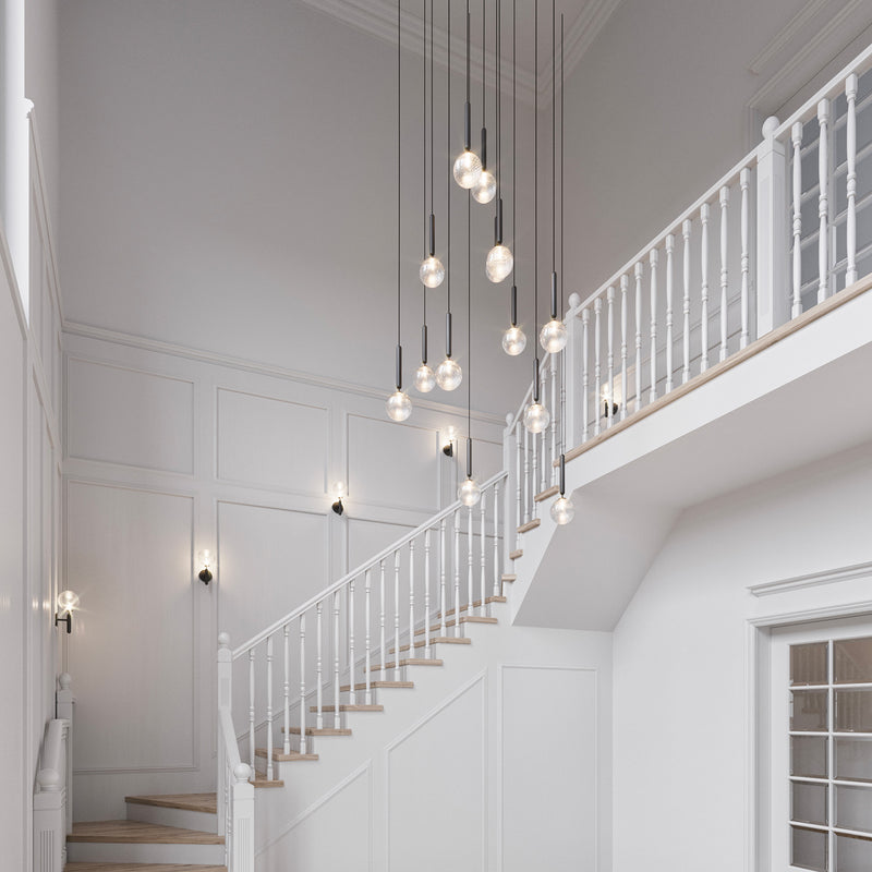 MIIRA 13 Optic - Large high-ceiling or staircase suspension, high-end