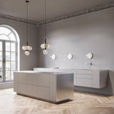 MIIRA 4 Optic - High-end elegant chandelier, dining room, gold or black