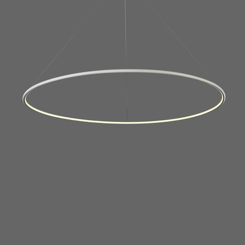 NOLA B - Modern integrated LED pendant light, 1 ring white