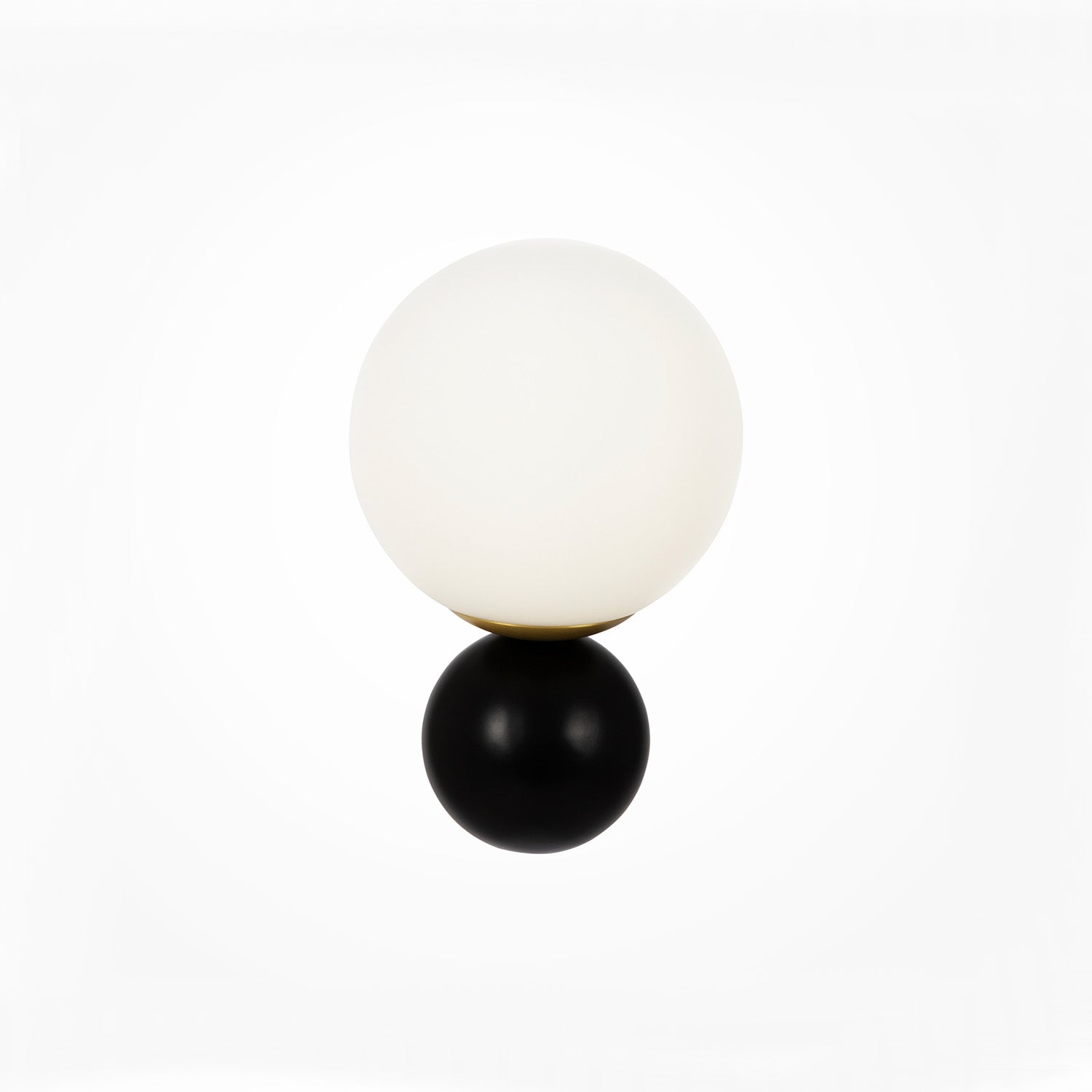 NOSTALGIA A - Art deco wall light with glass balls, gold and black