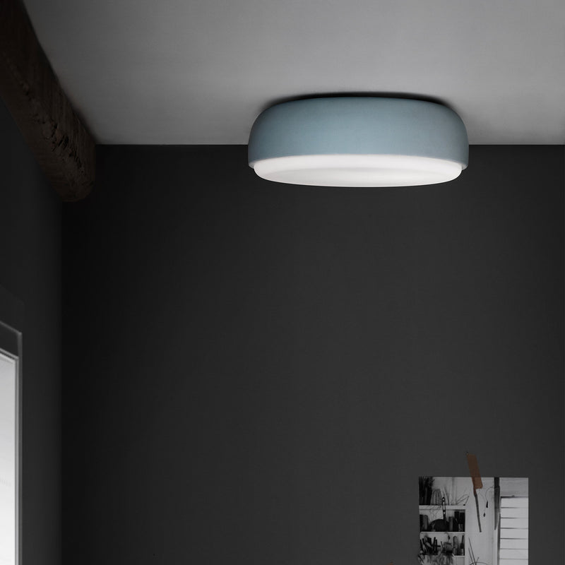 OVER ME - Design and minimalist ceiling lamp, pastel color