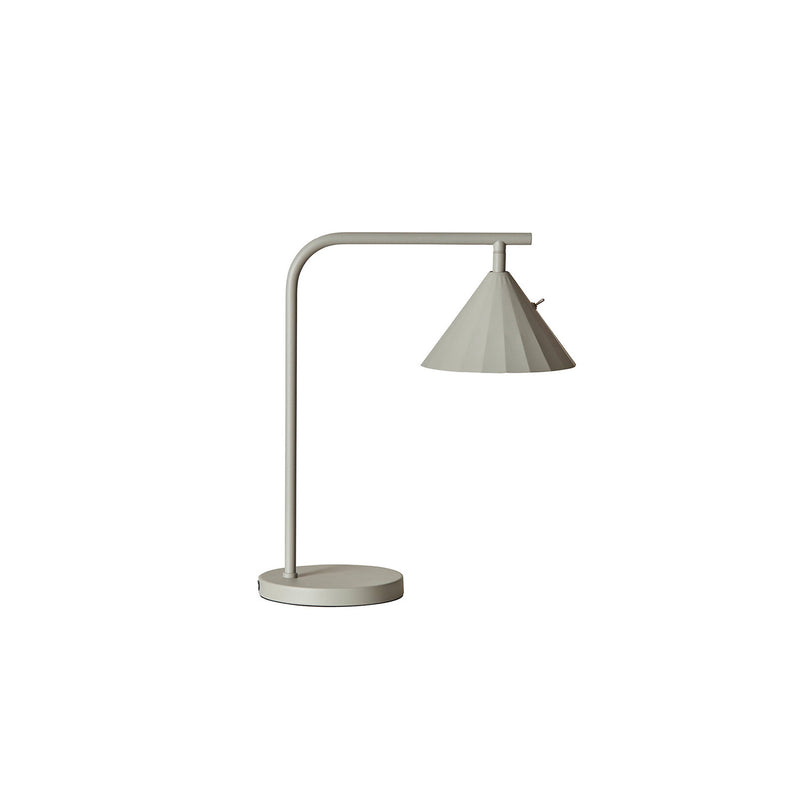 RAIN - Design office table lamp, geometric black or gray