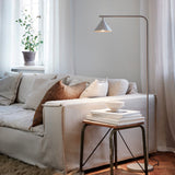 RAIN - Design living room floor lamp, geometric black or gray