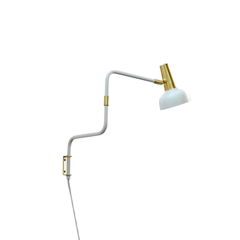 RAY - Designer adjustable wall light for bedroom, black or white