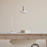 RAY - Designer adjustable desk lamp, vintage black or white