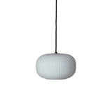 RUT - Pendant lamp in white opal glass, design and elegant
