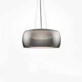 SOLEN - Smoked Glass Pendant with Raindrop Effect