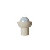 UP - Design mushroom bedside lamp, black or beige