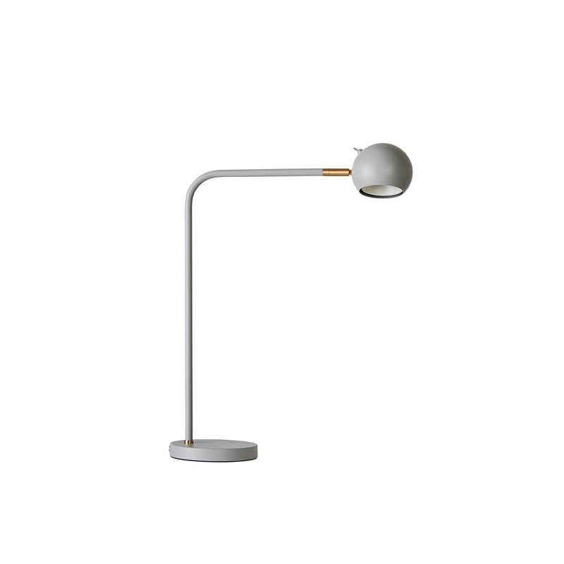YES! - Designer desk lamp, gray or black, adjustable head