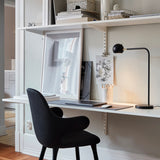 YES! - Designer desk lamp, gray or black, adjustable head