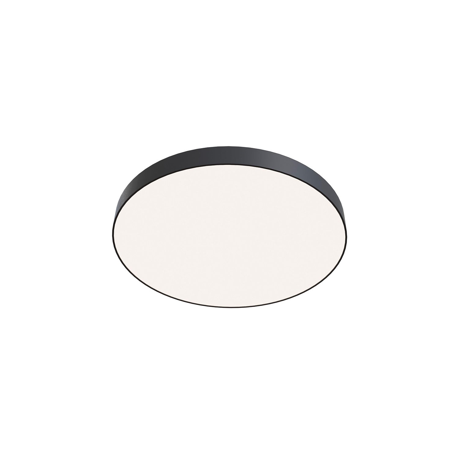 ZON - Plafonnier design et minimaliste noir ou blanc, LED intégrée