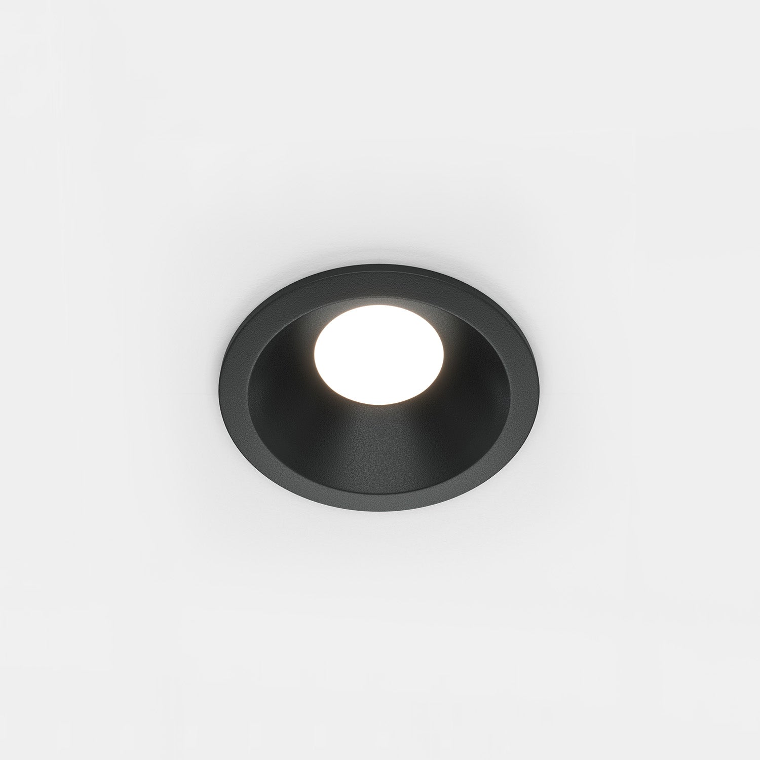 ZOOM A - Spot encastré rond extérieur étanche, noir ou blanc, 85mm